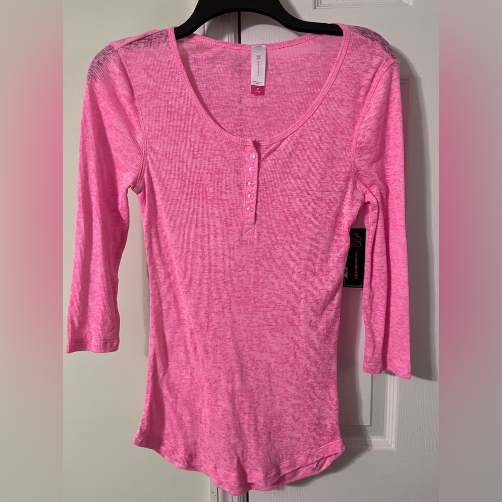 Pink Long Sleeve Shirt